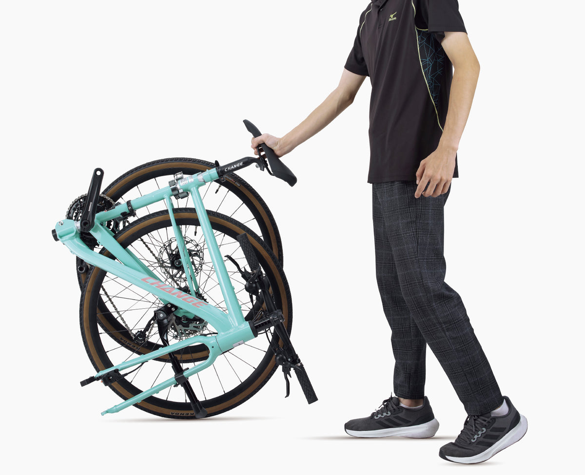 Gravel Road Bike Kickstand &amp; Pushing Device